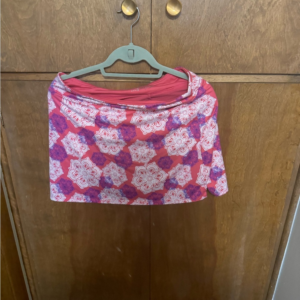 Pink Floral Skort